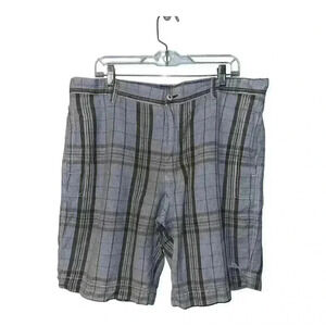 Tommy Bahama Mens Relax Blue Plaid Shorts, Size 38